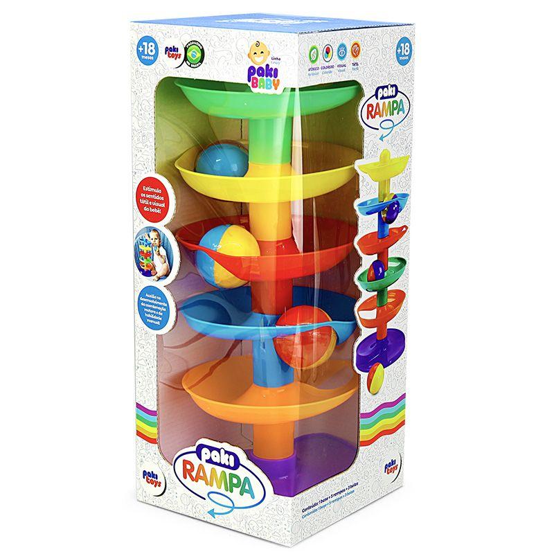 Circuito com bolinhas Paki Rampa - PAKIPLAST - Brinquedos